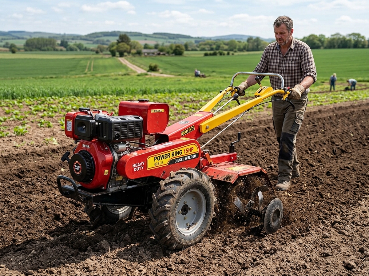 15 HP Diesel Power Weeder